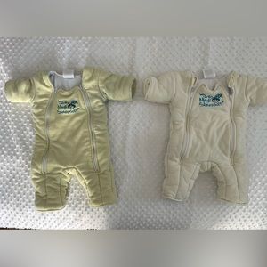 Two Merlin’s Magic Sleep Suits- Used size 3-6 months